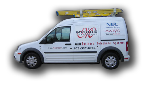 Moore Enterprises Truck - Business Telephone System Installation - Voice & Data Network Cabling