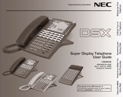 NEC DSX R3 Super Display Telephone User Guide - Moore Enterprises