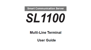 SL1100  Multiline Terminal User Guide - Moore Enterprises Smart Communication for Small Businesses